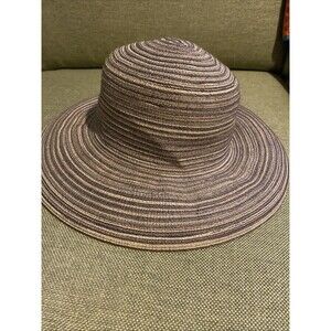 Wallaroo Hat Company Sydney Wide Brim One Size Scrunchie Packable Sun Hat